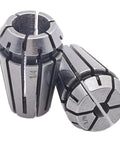ER11 Router Collet Set For CNC Milling And Engraving, 1/8in and 1/4in collets, 65Mn spring steel, high precision, tight clamping tooling