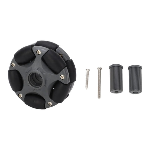 58mm omnidirectional wheel for robots with screws and fittings