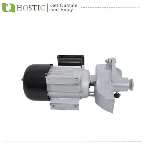 Side view of 110V electric motor for Workhorse Wet And Dry Grain Mill Grinder with Funnel