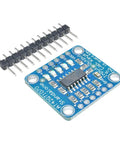 AT42QT1070 Standalone 5 Key Capacitive Touch Sensor Breakout Module With 5 Pad Conductive Pads and connector pins