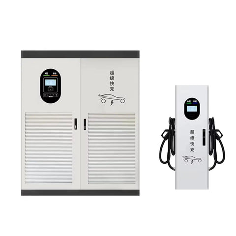 Heavy Duty Offline EV Charging Station For Public Transit And Field Work Crews Featuring Quick Deploy Hardware Bulk Amp Flow and Hassle Free Operation Any Place On The Map, dual design with large and compact units.