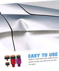 M8 Metal Dent Removal Tool Tip Set For Auto Body And Door Panels Quick Change Heads For Efficient Dent Repair Durable Automotive Sheet Metal Tips For Knock Tool Tasks, dented car panel and assorted metal tips