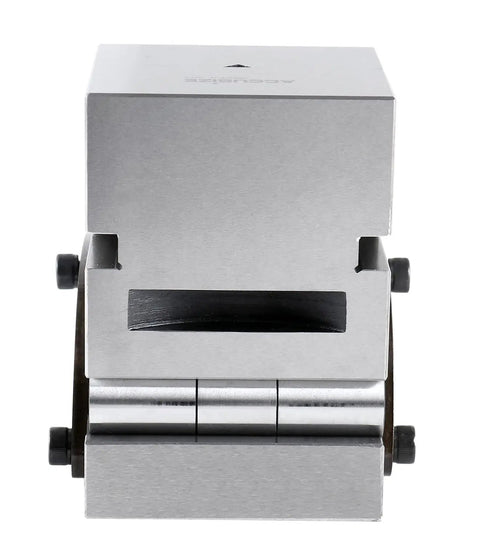 Front view of Pro Grade Shop Ready 5 Inch Screwless Sine Vise For Milling And Grinding 0 To 45 Degree Adjustable Tilt