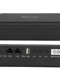 Check Out This Awesome UPS Battery Backup That Gives You Reliable 10400mAh Of Backup Power In A Pinch And Also Serves As A Go To USB Power Bank With 18W Of Multi Output Juice For Your Devices Using The US Plug, showing input ports.