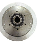 Front view of Magnetic Powder Clutch And Electromagnetic Brake For Industrial Automation, DC24V 30W for heavy machinery.