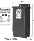 300 Watt Dimmable LED Driver With 110V AC To 12V DC Transformer Magnetic Power Box for LED Strip Lights Constant Voltage View
