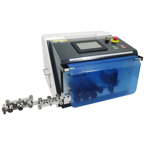 Jaryannix Automatic Wire Stripping And Bending Machine 110V, digital display, microcomputer control for cable processing. 