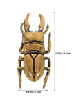 Kick Up Your Home Renovations With This Dang Absolutely Stunning Pair Vintage Brass Beetle Cabinet Drawer Pulls measuring 1.77in x 0.83in.