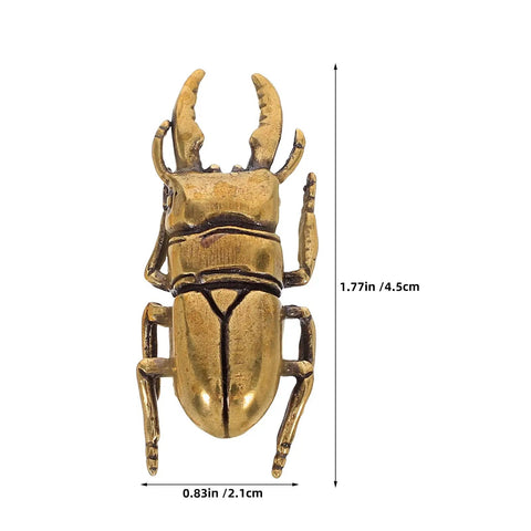 Kick Up Your Home Renovations With This Dang Absolutely Stunning Pair Vintage Brass Beetle Cabinet Drawer Pulls measuring 1.77in x 0.83in.