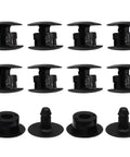 Crocs Strap Rivet Kit 10 Pcs Durable Resin Plastic Shoe Accessories Replacement Easy Snap On Repair for Crocs Decorative Buttons