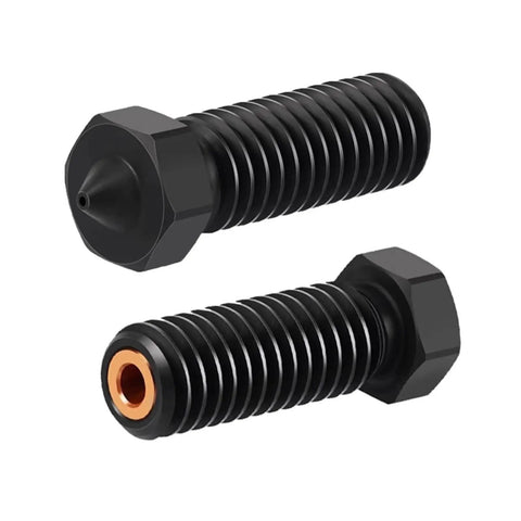 Built Tough Hardened Steel Nozzle Compatible With Volcano Printers Featuring Three Hole Mount And High Flow Setup In Zero Point Eight Mm That Upgrades Your Workflow And Keeps Prints Rolling Smooth