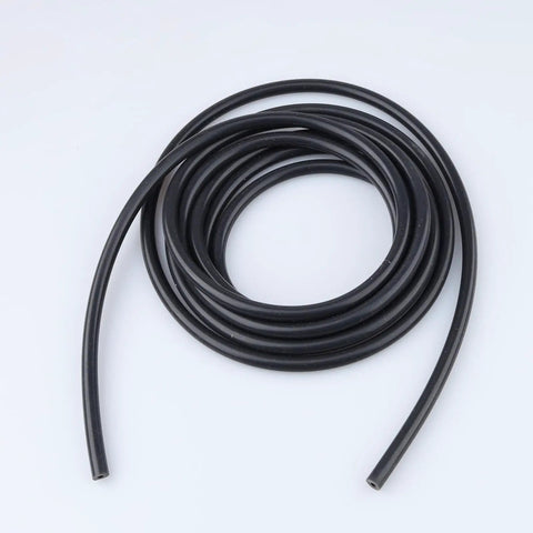 Coiled One Eighth Inch Silicone Vacuum Hose Ten Feet Black High Temperature Tubing For Engine Bay Air And Water Transfer