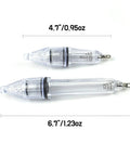 Two Led Underwater Fishing Light 5 Pack Deep Drop Bait Lure Lamp Waterproof Flashing Attractant in 4.7 inch and 6.7 inch sizes