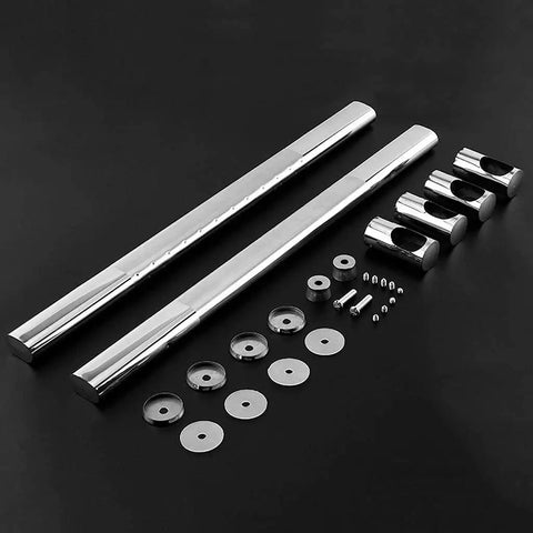 Heavy Duty Stainless Steel Sliding Door Handle for Barn Doors and Sliding Panels with silver finish, 80 cm hardware components