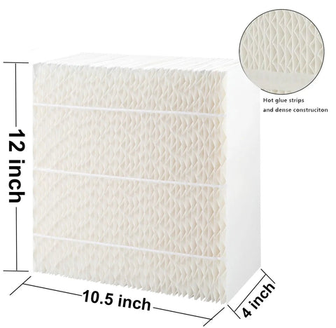 1043 Humidifier Wick Filter Replacement For Essick Air AirCare EP9 And EP9R Series As Well As Bemis Spacesaver 800 And 8000 Humidifiers Easy Install Long Lasting Performance, dimensions 12x10.5x4 inches, close-up of structure