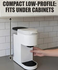 Water Cover Replacement For Small One Cup Coffee Makers Spill Shield Lid And Splash Guard Easy Install Compact Fit Kitchen Accessory That Reduces Drips And Messes During Busy Mornings on coffee maker under cabinet