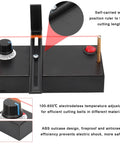 Hot Ribbon Cutter Machine For Home DIY Rope Bands And Crafting, Adjustable 100 To 600 Celsius Temperature, Fireproof ABS Case