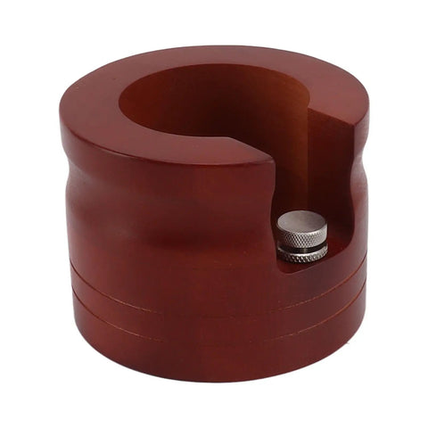Hit The Daily Grind Right With This Solid Wood Red Portafilter Holder Stand Bottomless Tamp Base Precision Slot Tamper 51Mm 54Mm