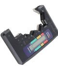Color LCD Battery Checker With Three Color Readouts For AA AAA C D 9V And 1.5V Cells Handy Home Battery Tester And Capacity Meter For Rechargeables Or Alkaline Batteries black handheld LCD battery tester with metal contacts