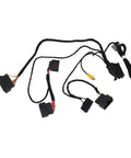 PNP Conversion Power Harness for SYNC 1 to SYNC 3 Upgrade With Safety Components laid out showing multiple connectors and cables.