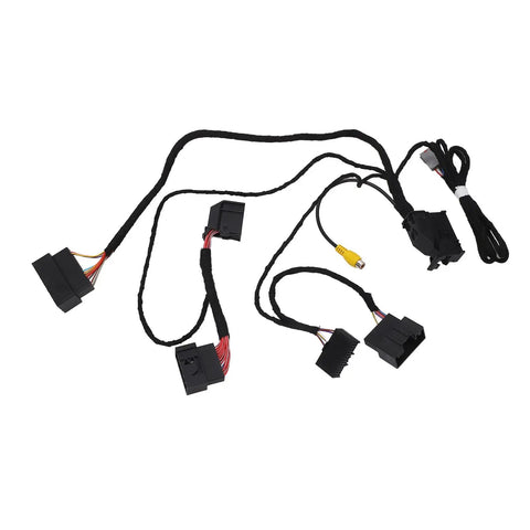 PNP Conversion Power Harness for SYNC 1 to SYNC 3 Upgrade With Safety Components laid out showing multiple connectors and cables.