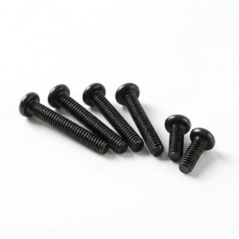 Built To Last Rugged Black Oxide Pan Head Machine Screws M2.5 X 5mm 50 Pack Fully Threaded Phillips Drive 304 Stainless Steel Rust Resistant