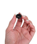 200 Pcs Rubber Cable Grommet Kit With Quick Install No Fuss Easy Setup All Weather Ready Round Hollow Wire Protectors For Distribution Boxes And Garden Fences Black Rubber Wiring Seals That Keep Moisture Out, black rubber grommet held by hand