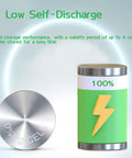 Top Shelf Ag3 Lr41 Battery 10 Pack 1.5v Alkaline Button Cells with low self-discharge and long storage life.