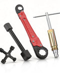 Grab And Go Four Piece Plumbing Wrench Kit For Quick Fixes Angle Stop Removal Tool One Half Inch Compression Sleeve Puller Adjustable Plumber Wrench And A Handy Four Way Utility Key