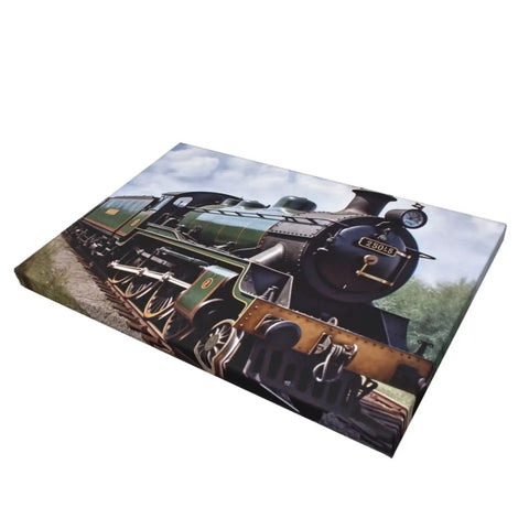 Steam Locomotive Train Canvas Wall Art 12 By 18 Inches Dope Living Room Decor Hanging Print For Bedroom Office Bathroom Aesthetic Wall Art