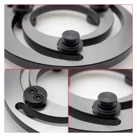 Heavy Duty Adjustable Soft Jaw Boring Ring For Cnc Lathe Chuck Machine Center turning tool holder close-up showing precision design and adjustable features.