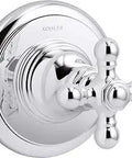 Transfer Valve Trim With Cross Handle Polished Chrome Upgrade For MasterShower Diverter Valves K 728 And K 737 Controls Two Or Three Outlets