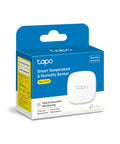 Smart Temp And Humidity Sensor T310 With Real-Time Alerts, Requires Tapo Hub, Swiss-Made High-Accuracy Sensor, Free Data Storage, Long-Lasting Battery Life For Your Home Climate Setup box