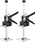 RENYINDA labor-saving arm jack pair; black handles, silver frames with ruler scale for lifting windows and doors.