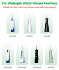 Plug And Play Cordless Water Flosser Charger For WP Series Replacements compatible with various models shown