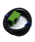 Inductive Proximity Sensor SN04 N NPN NO Square LED Light Motion Switch For Industrial Automation And DIY Projects, green sensor with cable