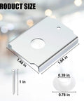 Bifold Door Repair Bracket Kit For 1 3 Eighths Inch Wood Doors Top Or Bottom Mount Reinforces Pivot Holes Easy Install 4 Pack