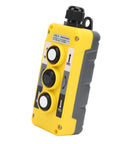 Yellow IP68 Rainproof Hoist Crane Push Button Switch Set Up Down Industrial Control Button 3 Button Version COB T2 AC 250V 5A