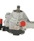 Brand New Power Steering Pump Straight Bolt In Replacement with hydraulic fittings, direct fit for Honda and Acura models.