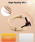 ULXIOM GLX-PC-12-KIT 10K thermistor temperature sensor on beige coiled cable with black probe