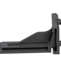 2 Pack Heavy Duty Rear Mounting Brackets For Undermount Drawer Glides Plastic Grey Backplates Adjustable Fit For Drawer Slides Supports 12 Inch 15 Inch 18 Inch And 21 Inch Lengths Socket Style Mounting System rear view