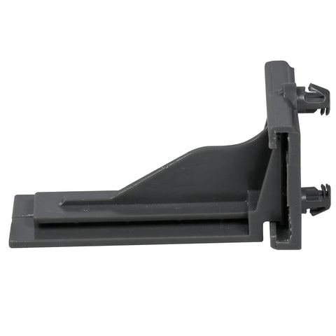 2 Pack Heavy Duty Rear Mounting Brackets For Undermount Drawer Glides Plastic Grey Backplates Adjustable Fit For Drawer Slides Supports 12 Inch 15 Inch 18 Inch And 21 Inch Lengths Socket Style Mounting System rear view