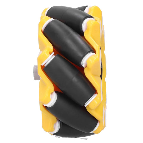80mm mecanum wheels for DIY robots with rubber-coated surface for smooth and stable omni-directional movement.