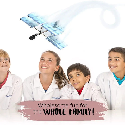 Ultralight Airplane STEM Kit for Kids Build Five Gliders Learn How Planes Fly Aerodynamics and Physics Design Your Own Glider