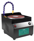 Real Deal Heavy Weight Bench Grinder And Knife Sharpener With Seven Adjustable Speeds And A Pure Copper Motor designed for wet or dry metal work.