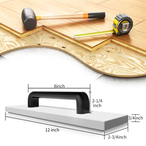 Vinyl Plank Flooring Tapping Block With Big Handle And Groove Design For Easy Install Protects Tongues And Edges From Damage