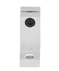 10 Piece Linear Motion Rail Support Brackets Set For Heavy Duty Robotics And Automation, single aluminum bracket close-up