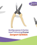 Multipurpose Hoof Trimming Shears 7 Inch For Hoof Care Gardening Floral And Agricultural Tasks With Precision Cutting Blades