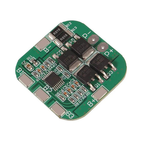 Heavy Duty 4S 20A 14.8V Lithium Ion 18650 Battery Management System Board features green PCB, S-8254AA chip, and MOS switches.