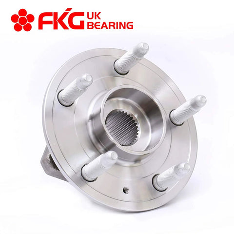Front Or Rear Wheel Bearing Hub Assembly Set Of 2 5-Lug Fits 2013-2016 Chevy Malibu, 2014-2017 Chevy Impala, showing close-up